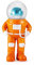 Summerglobe | The Marstronaut | Deko Figur mit Schneekugel im Astronauten Look, 18 cm groß