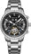 OBLVLO Herren-Automatikuhr Mechanisches Tourbillon Leuchtendes Edelstahlarmband Saphir 50M wasserdichte Kalenderwochenuhr 42mm cm-T (cm-T-YBY)
