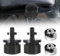 Motorrad Aluminium Sitz Schraube, Sitzschraube Sitzbank Schraube Motorrad Sitz Befestigung, Billet Chrom Motorrad Sitz Schwarz mit C-clips für Sitzschraube des Motorrads (2 Stück)