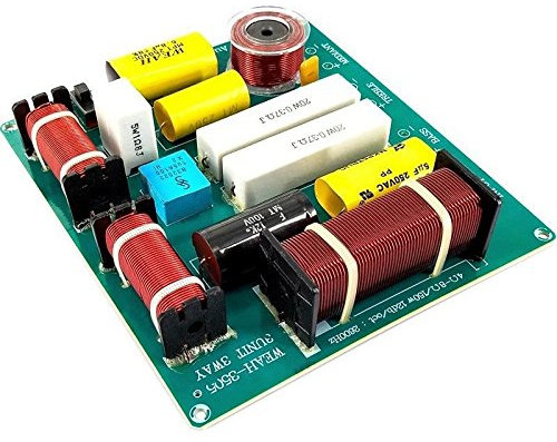 2PCS 300W 3 vías agudos medio altavoz divisor de frecuencia Crossover filtro