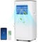 COSTWAY 4-in-1 Portable Air Conditioner, 8000 BTU Air Cooler, Dehumidifier, Fan, Sleep Mode with with WiFi Smart APP, 24H Timer, 2 Speed, Remote Control, LED Display & Window Kit