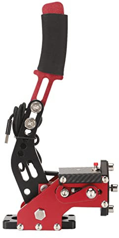 ciciglow 64 Bit USB Handbrake, Universal 2 in 1 PC Sim Racing Game Handbrake for Logitech G27 G25 G29 T500 T300 for Windows for for PS5 (Red)