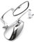Motorrad Seitenspiegel Oval Rückspiegel 8mm 10mm für Cafe Racer Bobber Chopper (Silber)
