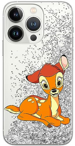 ERT GROUP mobile phone case for Apple Iphone 13 PRO original and officially Licensed Disney pattern Bambi 016 optimally adapted to the mobile phone, with glitter overflow effect