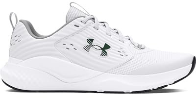 Under Armour Herren UA Charged Commit TR 4 Trainingschuhe, White/Mod Gray/Forest Green, 41 EU