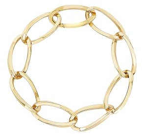 Breil Beil Jewel Hoop Collection, Damen -Champagner -Farbstahlarmbänder einzigartige Größe mit Steinen - TJ3525