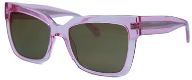 Calvin Klein Jeans Women's Sunglasses CKJ24606S - Pink To Khaki with Solid Brown Lens