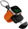 Laxarmer Portable Keychain 1200mAh Battery Pack Fast Charger for Apple Watch iWatch Ultra Series 9 8 7 6 5 4 3 2,Car Travel Wireless Magnetic Watxh Charging Power Bank for iPhone Watchcharger-Black