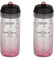 ZEFAL Pack Arctica 55 - Lot de Deux Bidons Vélo 550 ML - Gourde Vélo Isotherme - Inodore et Etanche - Bidon Sport sans BPA - Argent/Rose Pâle