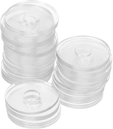 SOESFOUFU 50piezas Junta Transparente De Vinilo Arandelas Para Fijación De Tornillos Arandelas De Sellado Para Manijas De Puertas De Ducha Uso Baño