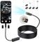 Endoskopkamera mit Licht,1920 HD Endoskop-Kamera Handy mit 8 LED Licht,Wasserdichtes Ip67 Kein WLAN Erforderlich Inspektionskamera Kanal-Kamera Handy für Android & iOS, Samsung(16.4 ft/5m)