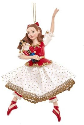 Kurt S. Adler Red Clara with Nutcracker Ornament