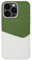 Tigowos Leather case for iPhone 15 pro max with Credit Card Holder, Compatible with Magsafe, PU Leather Shockpro maxof Slim Anti-Fingerprint iPhone 15 pro max Phone Case 6.7, Green and White