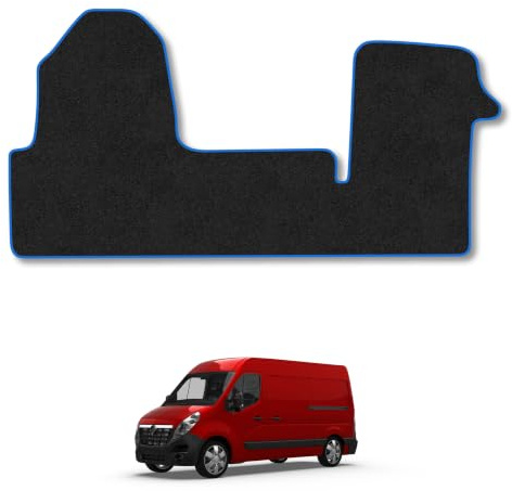 Vauxhall Movano (2010-2021) Carpet Car Mats | Blue Edge Trim Tailored Fit Floor Mats Full Coverage Protection Accessories Easy Clean Anti Slip Made in the UK