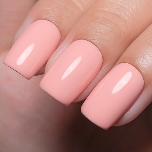 Ozzeal Gel Polish, 0.5 Fl Oz Nude Gel Nail Polish Spring Summer Soak off LED UV Art Starter Manicure Salon DIY
