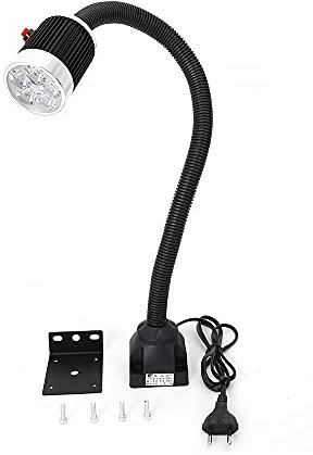 DSYOGX Arbeitsleuchte Schwanenhals, 5W LED-Lampe mit Flexiblen Schwanenhalsständer, Maschinenlampe für Näh-, CNC-, Werkzeugmaschinen, Drehbänke, Bohrmaschinen, Maschinen, Autowerkstätten
