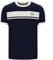 Sergio Tacchini Master Crew Neck T-Shirt - Maritimblau/Gardenie/Maritimblau, Maritime Blue/Gardenia, XL
