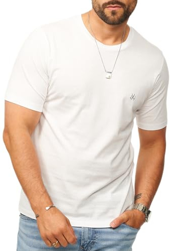 JACK & JONES Herren T-Shirt Infinity O-Neck Shirt Kurzarmshirt