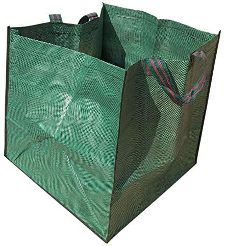 LYVQZPWLRGarten Müllsäcke, Gartenabfallsäcke – 2er-Pack Müllsäcke, strapazierfähig, große Gartenlaub- und Grassäcke