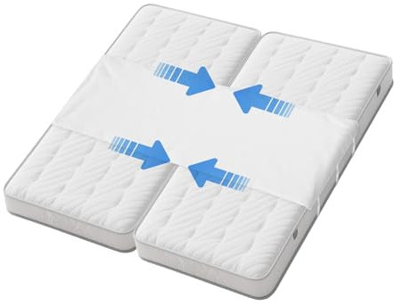 Kaempe Upgradierte Liebesbrücke für Matratzen 230cm, Rutschsicher Und Nahtloses Füllen Ritzenfüller Liebesbrücke für Matratzen, Matratzenverbinder für Paare & Familien, 5-Minuten-Montage