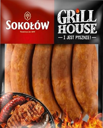 Sokolow Grill House Premium Polish Sausages, Traditional Since 1897, Grilled Meat Products