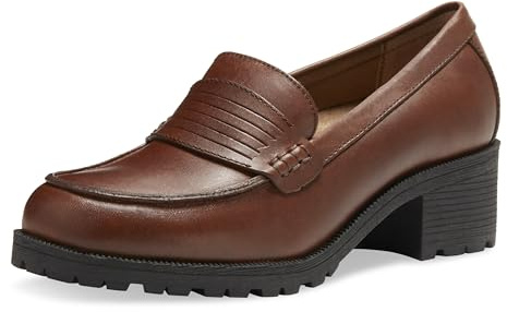 Eastland Women's Newbury Penny Loafer, Brown, 11 M US