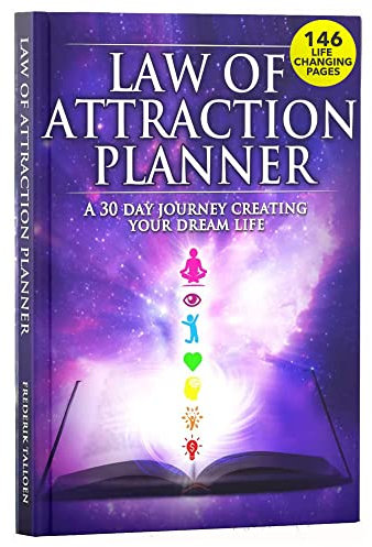 Law of Attraction – Eine 30-tägige Reise zur Verwirklichung Ihres Traumlebens – Persönliches Dankbarkeitstagebuch, Wochenerfolgsplaner und Aufkleber – Undatierter Planer