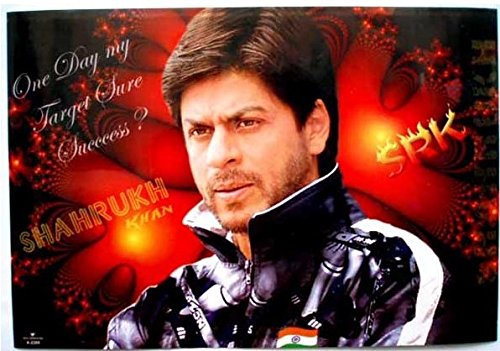 Bollywood Fanart Shah Rukh Khan Poster in Hochglanzpapier / A3-Format 40x28cm (Post-S162)