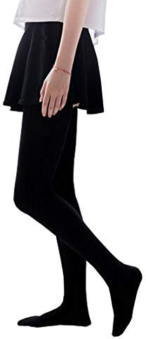 Bakicey Damen Kniestrümpfe Socken Overknee Strümpfe, Mädchen 80cm Strumpfhosen Baumwollstrümpfe Stützkniestrümpfe Gestrickte Strick Socken Hoch, Schwarz, 80