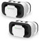 Virtual Real Store VR-Headset, kompatibel mit iPhone und Android-Handys, Virtual-Reality-Headsets, Google Cardboard, Mini, exquisit, leicht, bequem, 3D-VR-Brille (VR4.0 VR-Box, 2 Stück)