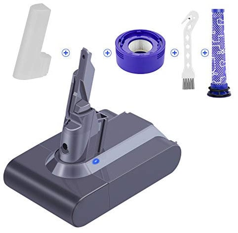 ARyee V7 Battery Compatible with Dyson V7 Trigger, V7 Animal, V7 Fluffy, V7 Motorhead Vacuum Cleaner(Including 1pcs Brush, 1pcs Pre Filter and 1pcs Post Filter)