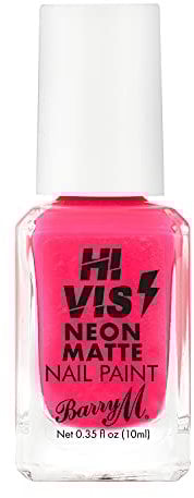 Barry M Cosmetics Hi Vis Vernis à ongles fluo mat - Rose (Pink Electro)