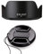 Gegenlichtblende für EW-60F & 55 mm Objektivdeckel für Canon EF-M 18-150 mm F3.5-6.3 Objektiv, passend für M50 M50II, M6 M6II, M200 M100 M5 Kamera (2 Stück)