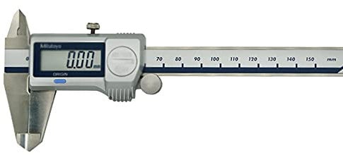 JTRHD Electronic Digital Vernier Caliper Waterproof Digital Vernier Caliper Stainless Steel Digital Caliper Portable Digital Caliper for Household and Industrial (Color : Silver, Size : 150mm)