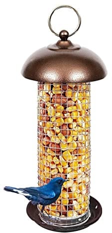 Ram® Hanging Mini Bird Feeders Metal Copper Waterproof Bird Peanut Feeder With Hanger For Garden Lawn Outside For Wild Birds