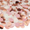 Papier Konfetti Hochzeitskonfetti, 2,5cm Punkte, Herzen Konfetti Gold Rosa Konfetti Tissue Tisch Konfetti für Hochzeit, Valentinstag, Geburtstag, Feiertagsp Baby-shower, Ballondekoration (30g)