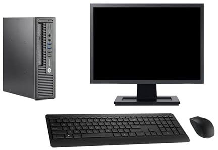Mini PC HP 800 G1 USDT Ecran 27 i7-4770 RAM 16Go Disque 500Go Windows 10 WiFi (Reconditionné)