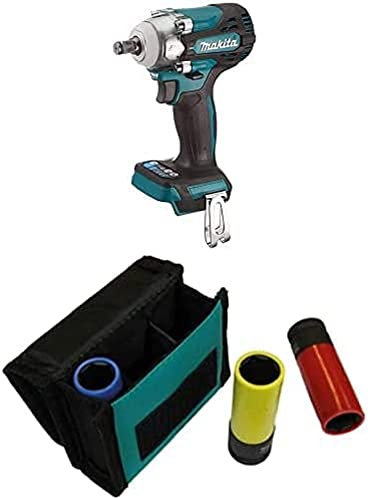 Makita DTW300Z Akku-Schlagschrauber 18V (ohne Akku, ohne Ladegerät) + Steckschlüssel-Set 3tlg. 1/2