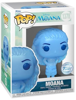 Funko POP! Disney: Moana - Moana - Vaiana - 1/6 Quote Für Seltene Chase-Variante - Transluzent - Leuchtet Im Dunkeln - Vaiana - Vinyl-Sammelfigur - Geschenkidee - Offizielle Handelswaren