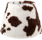 Holibanna Lampenschirm Leoparden-kronleuchterschirme Wandleuchte Innen Vintage Wandleuchtenschirm Lampenabdeckung Mit Animal-print Vintage Deckenleuchte Plüschkuh Drinnen E27 Stoff Schmücken