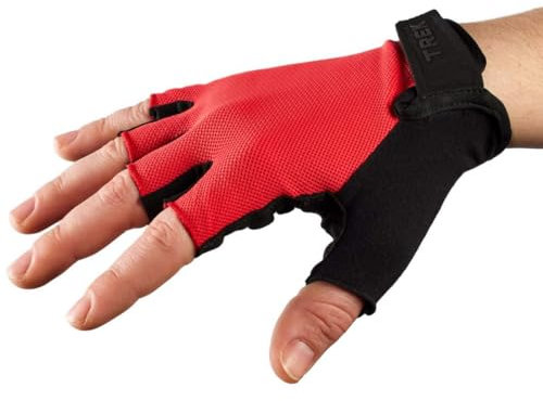 Trek Solstice Fahrrad Handschuhe kurz rot/schwarz 2026: Größe: L (9)