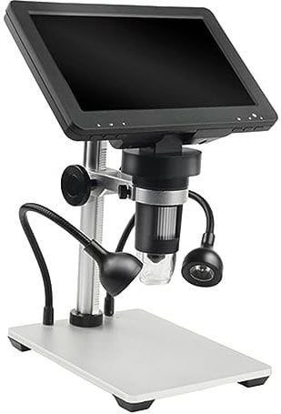 OSALADI 1stk Digitales Mikroskop Mit Monitor Led-mikroskoptisch Desktop-mikroskop Elektronische Videolupe Glas Vergrößern LCD-Display-mikroskop Mikroskop Digital Kamera Schreibtisch 1080p