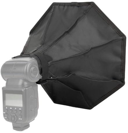 Softbox, Mini Softbox Universale 30 Cm Ottagonale Close Up Soft Light Box Pannello Luminoso Compatto Softbox Diffusore Pieghevole Per La Fotografia in Studio
