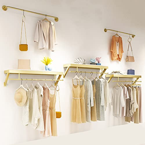 EsEntL Kleiderständer aus Metall, Kleiderständer für Boutique-Kleidung, kreative Kleideraufhängung, kombiniertes Schrank-Organizer, Regalsystem für Bekleidung, Kleiderständer für Gewerbe-/Wohngarde