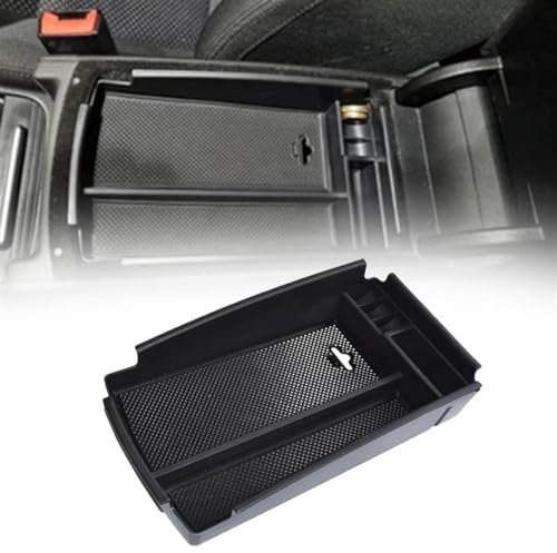WMTCNC Zubehör Auto Armlehne Box Fach Organizer Mittelarmlehne Box Ablagefach Für VW Für Passat B7 2012 2013
