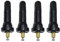 JNNJ 4 Stück TPMS-Ventilschaft Reifendrucküberwachungssystem, Snap-In Ventil Reifendrucküberwachungssystem Reifenventil(90° rechtwinkliges Beschneiden)