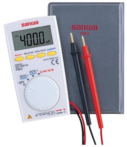 PM3 Multimetri Digitali SANWA Qualità Giapponese/Tipo Tascabile, test di resistenza/capacità/frequenza/ciclo di lavoro/continuità (PM3)