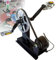 LSBHPPD Bicicleta Generación Energía para Pies,Generador Pedales,Generador Energía,Manivela,Fuente Alimentación Emergencia, Generador para Bicicleta Estática,Style1