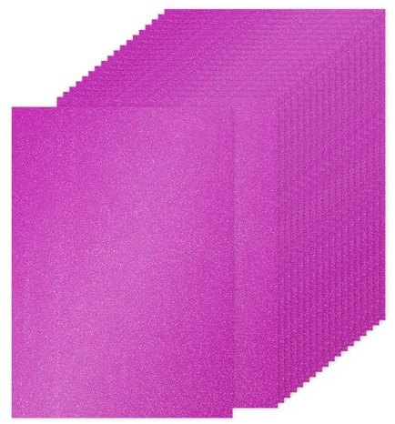 PATIKIL 40 Blatt Kartonpapier A4 250g - 21x29,7 cm - DIN Format DIY, Lila | Dickes Bastelkarton Basteln Hochzeit Karton Glitzer Papier Stanzen Deko Bastelpapier Bedruckbar zum