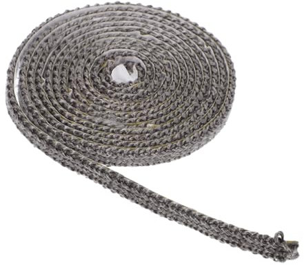 MOBUTOFU Kamindichtungsstreifenband Glasfaser-dichtungsband Ersatz Einfach Zu Installierende Flache Ofendichtung Für Pelletofen